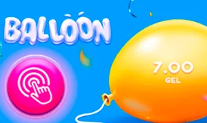 Crash game Balloon en Megapari