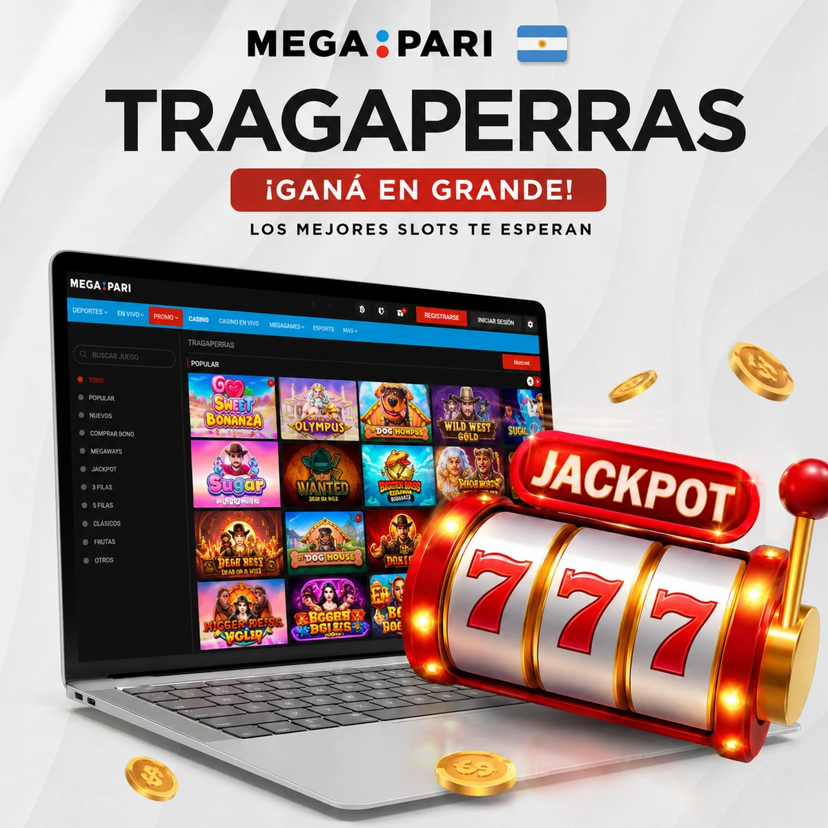 Crash games del lobby de Megapari