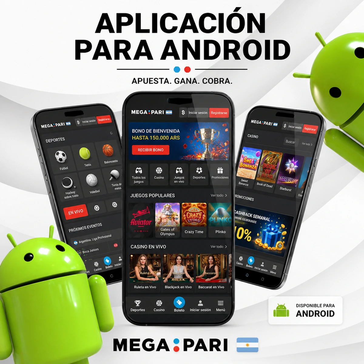 App de Megapari para Android