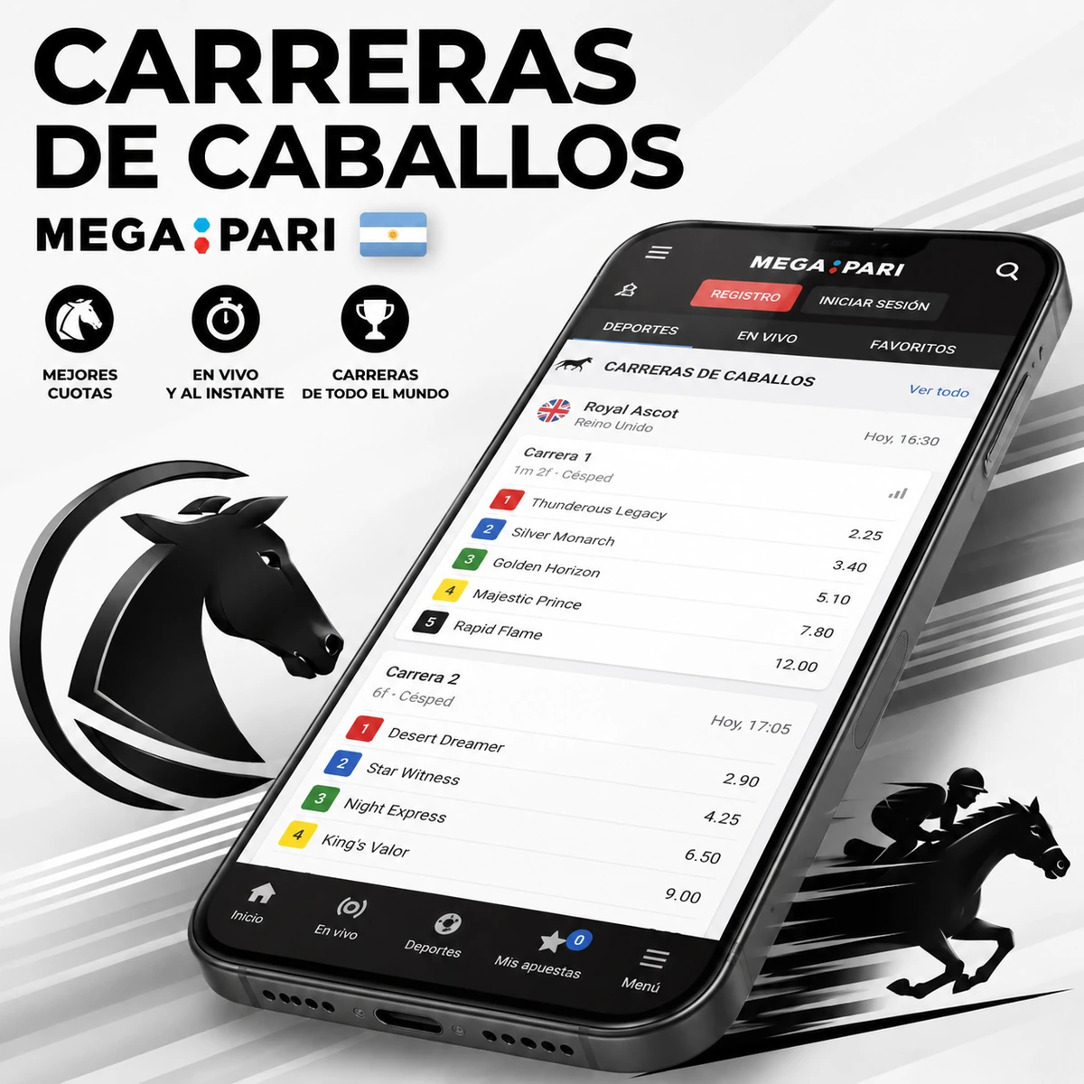 Apuestas de turf argentino
