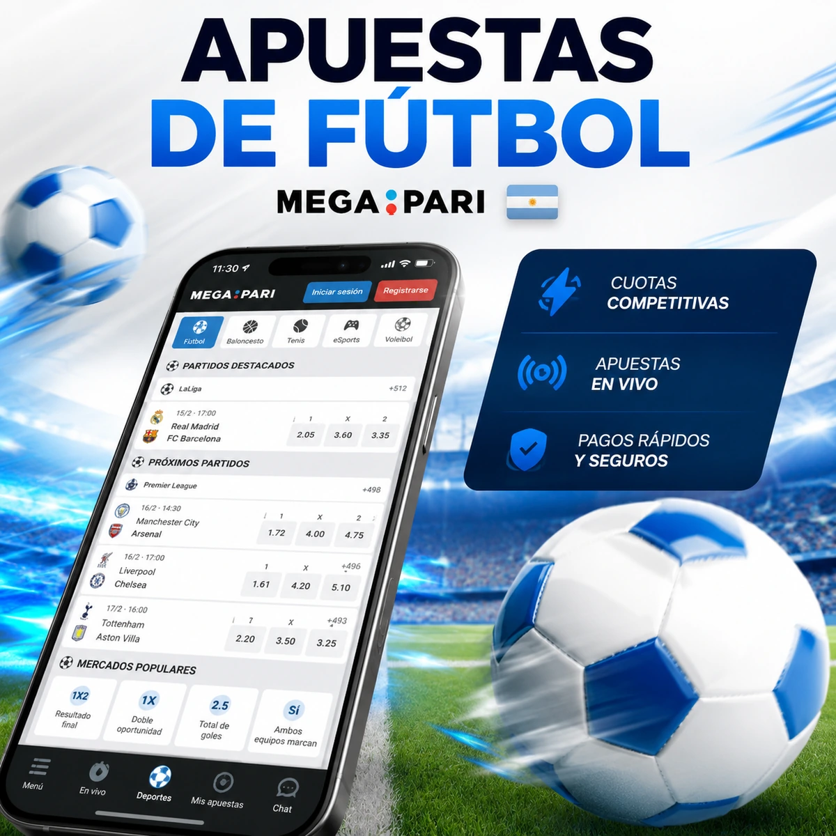 Apuestas de futbol argentino