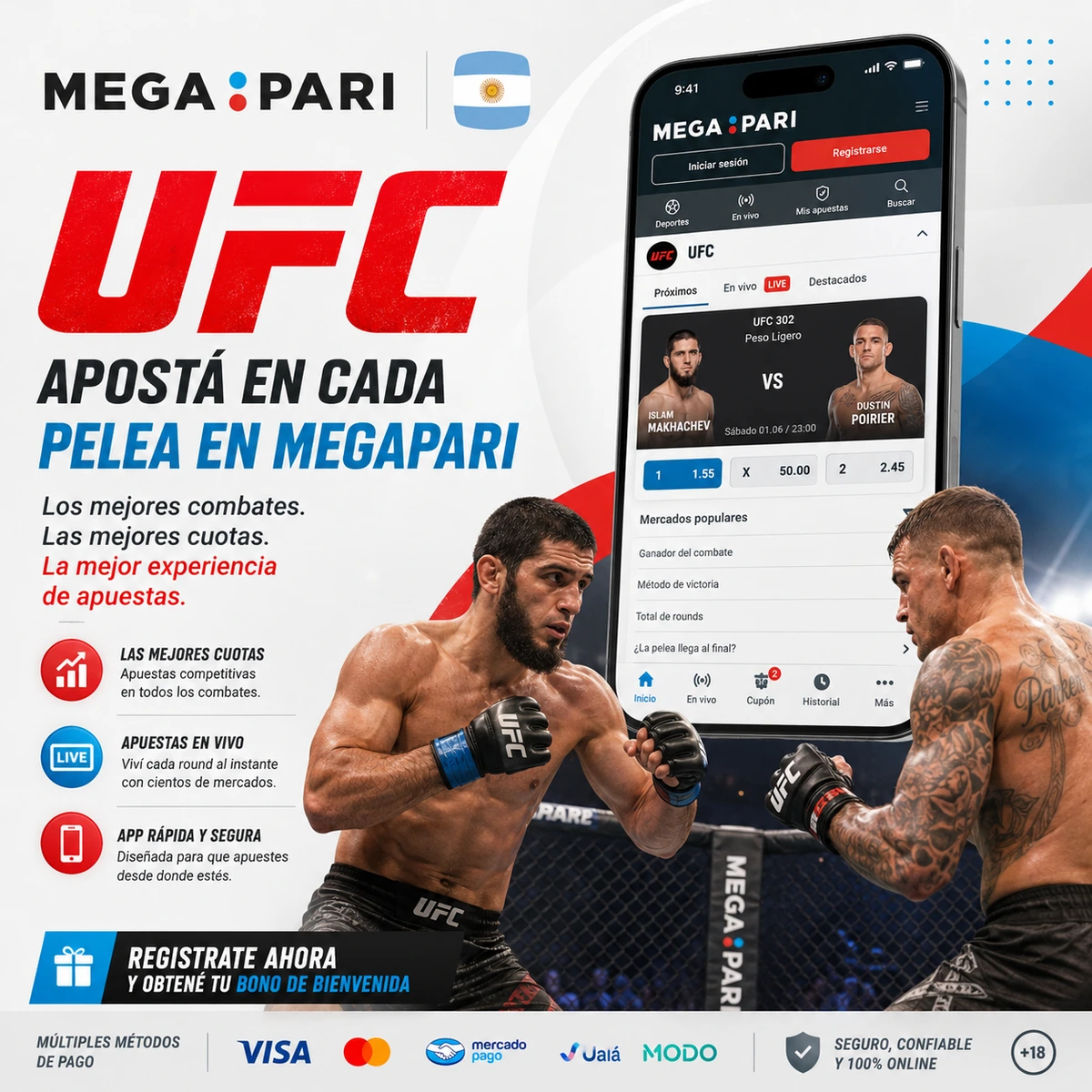 Apuestas de UFC en Megapari